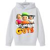 Stumble Guys Autumn Winter Sweatshirt Tops Hoodie Children's Hoodie Clothing Suitable for 3-12 Years Boys Girls Hood Outerwear