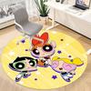 1pc Powerpuff Girls Office Round Area Rug, Indoor Mat Suitable For Office,Bedroom Living Room Home Decor, Room Deco a0926159