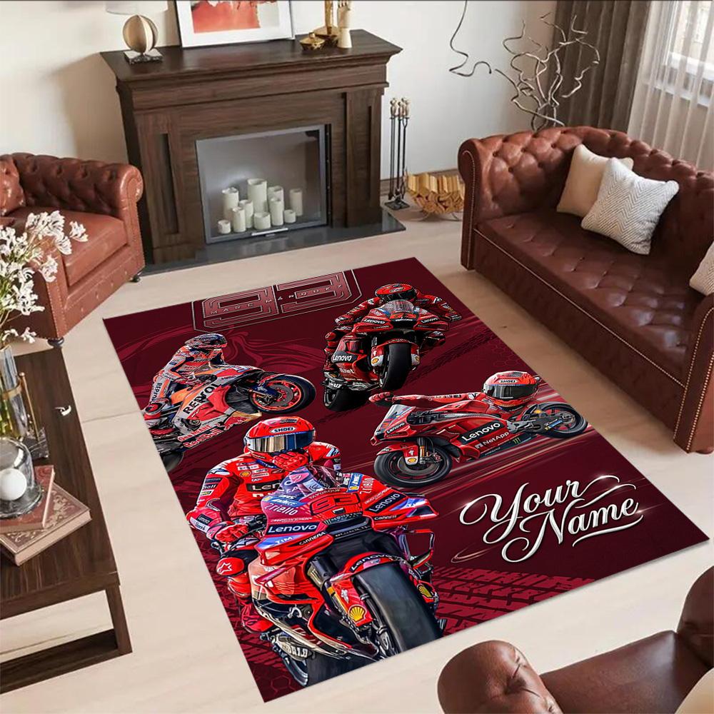 Jorge Lorenzo Personalized Text Floor Mat Suitable For Decorate Room Dormitory Playrooms Dining Room Antislip Rug Anime Office Decor