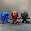 3D-gedruckte Alien-Mini-Statue - Kreatives Schreibtischornament & Einzigartiges Geschenk