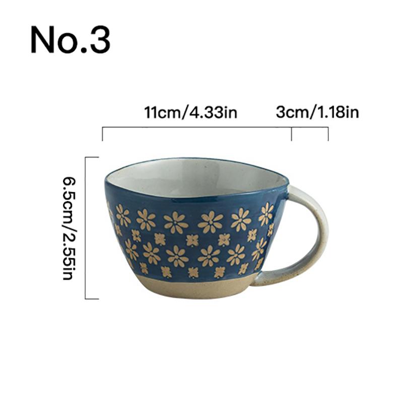 

Винтажная керамическая кружка, керамическая кружка для кофе, чашка для чая с молоком, чашка для воды, стекло для воды, уникальные подарки, товары для дома No.3
