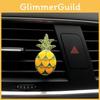 New Car Air Vent Perfume Clip Refreshing Pineapple Scent Decorative Alloy Material
