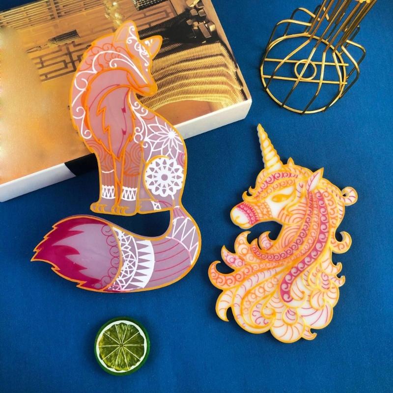 Exquisite Silikonform Langlebige Harzgussformen Leicht zu Reinigen DIY Bastelformen Geeignet für Einzigartige Wanddekorationen