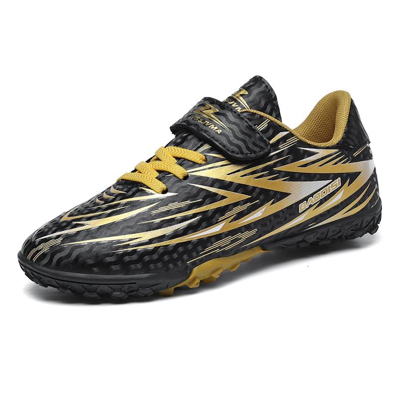 Student Football Shoes Training Competition Sports Shoes Long Nails Break Nails Breathable PU Net Cloth Rubber Outsole