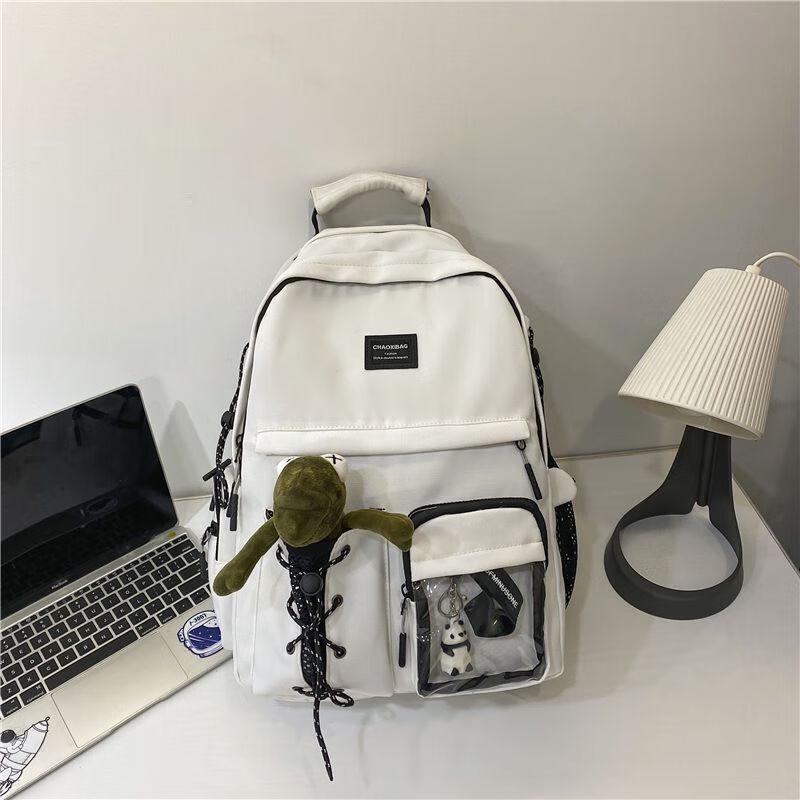 Japanese Style Trendy Student Backpack Without Pendant