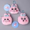 Head Pants Rabbit Plush Keychaintoy Cartoon Animal For Girls Accessory Backpack