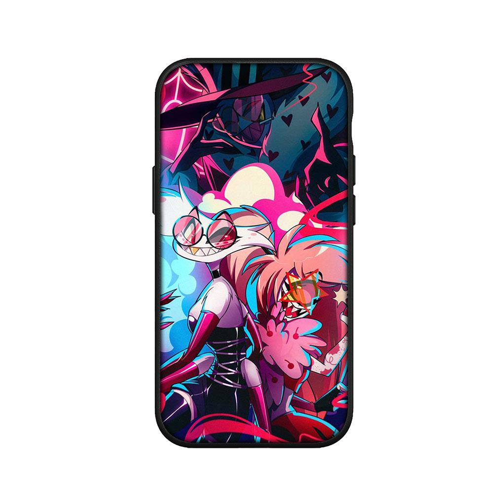 Angel Dust H-Hazbin Hotel Charile Casing for Apple iPhone 15 14 13 12 11 Pro XS Max XR 6 6S Plus + SE 14+ 6+ Phone Cover Case
