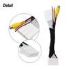 Car Rearview Camera Adapter Cable for CX5 and 2 Back Up Video Input Replacement Connector with ABS and Copper Wire