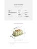 Su-style Green Ceramic Pumpkin Dish for Bread, Cake, Snacks, and Candy