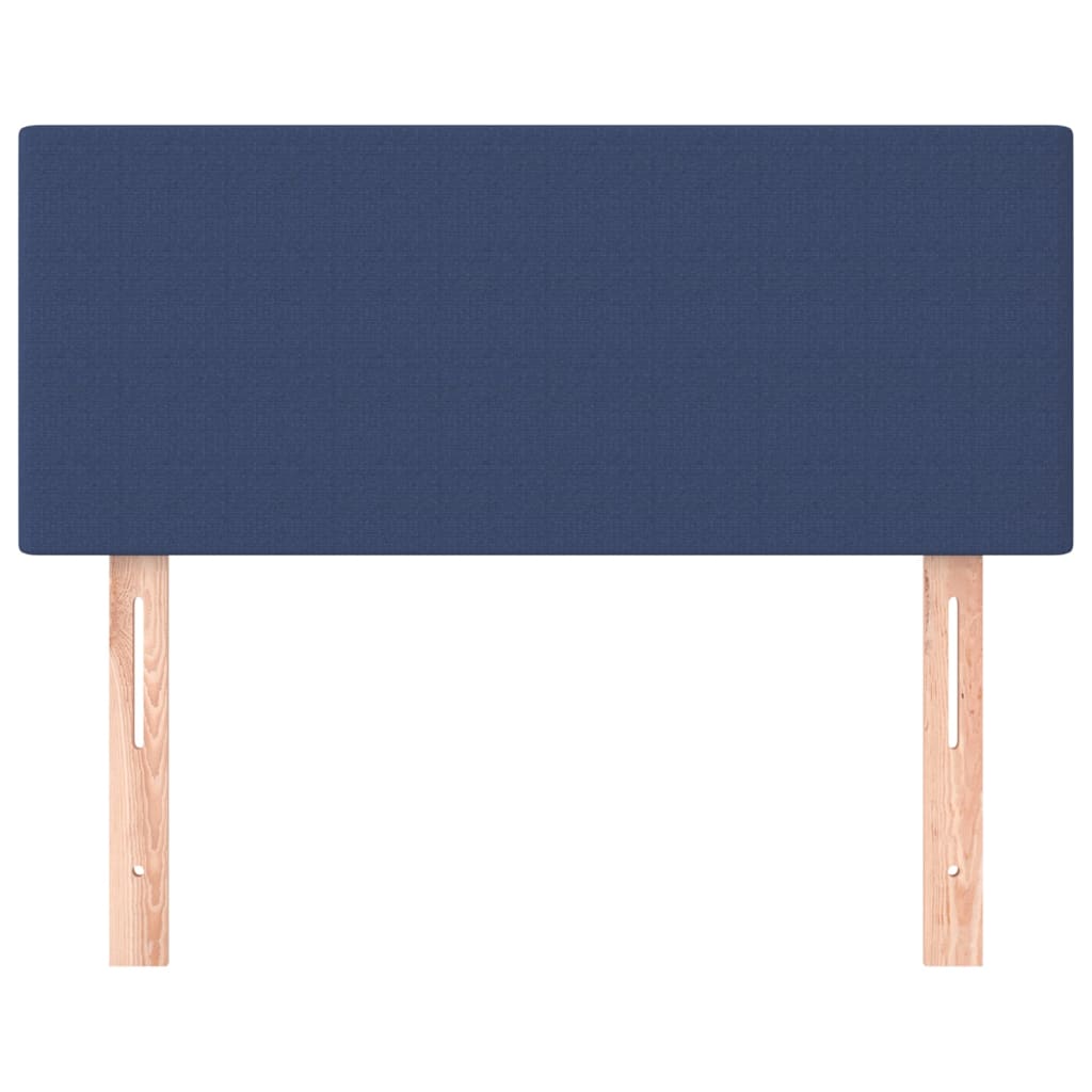 Vidaxl Bed Headboard, Blue, 100X5X78/88 Cm, Fabric