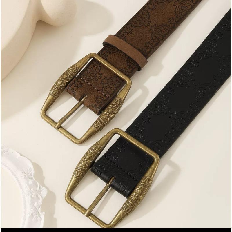 Retro women belt luxury sense paired with jeans vintage waist accessory