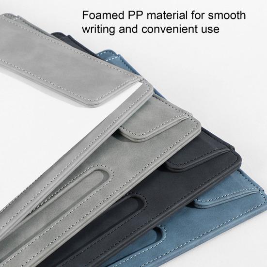 Faux Leather Hardboard with Magnetic Page Clip A4 Letter Size File Clipboard with Pen Holder Document Organizer Writing Pad