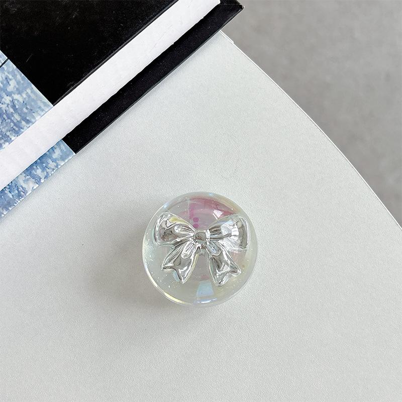 

Dream Bubble Bow Love Crystal Ball Mobile Phone Airbag Holder Girl Ring Paste Ring