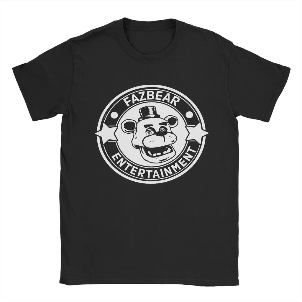 FNAF At Freddys Maglietta Unisex Cotone Fantastica Maglietta Girocollo T-shirt Manica Corta Abbigliamento