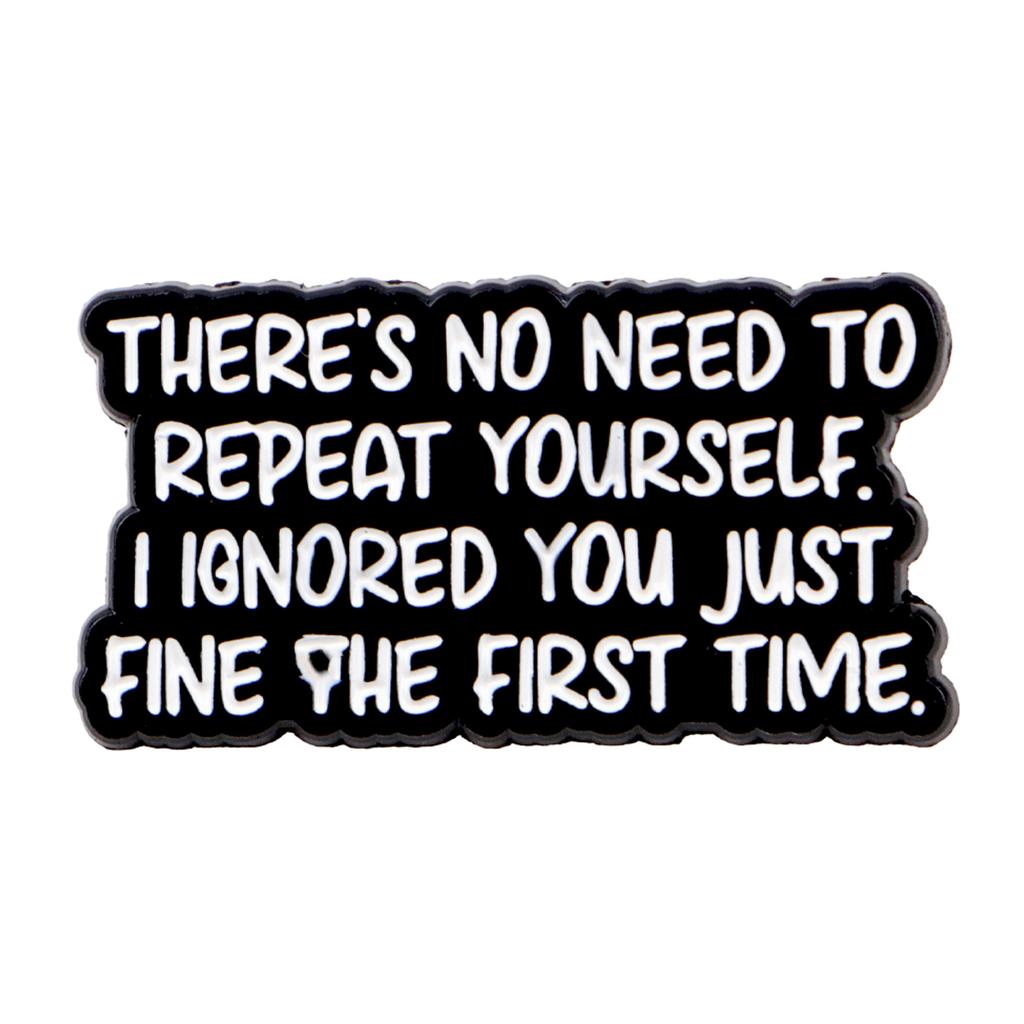 Funny Quotes Enamel Pins Cartoon Animals Goose Cat Brooch Lapel Pin Badge on Backpack Clothing Accessories Fashion Jewelry Gifts