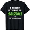 Funny 2025 Gamer Graduate Graduation T-Shirt
