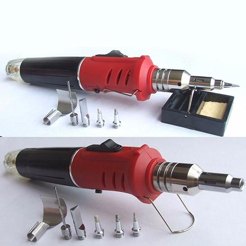 10 i 1 Pro Butan Gas Lödkolv Set Varmsvetssats Fackla 1300 grader