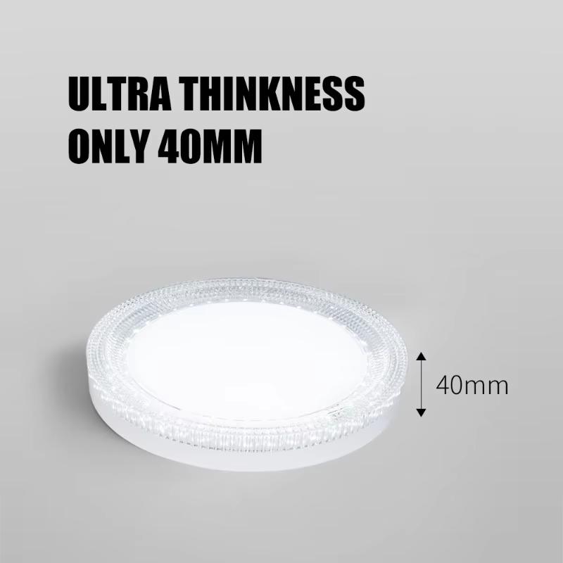 Modern LED Ceiling Light Round Crystal Home Light 18WAC85-265V Indoor Lighting 24W 36W 48W Living Room Bedroom Light