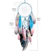 Dream Catcher Hand-woven Colorful Feather Wind Chimes Living Room Bedroom Background Wall Decoration Festival Gifts Home Decor
