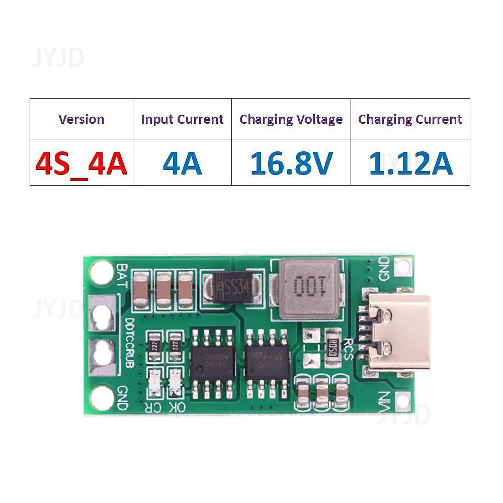 Vícečlánková 2S 3S 4S Type-C Na 8,4 V 12,6 V 16,8 V LiPo polymerová Li-Ion nabíječka 7,4 V 11,1 V 14,8 V 18650 Li-Ion