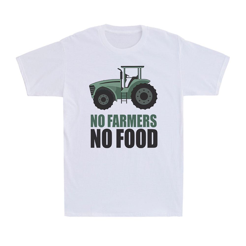 Tractor No Farmers No Food Farming Farming Crops Agriculture Gift Men s T-Shirt S