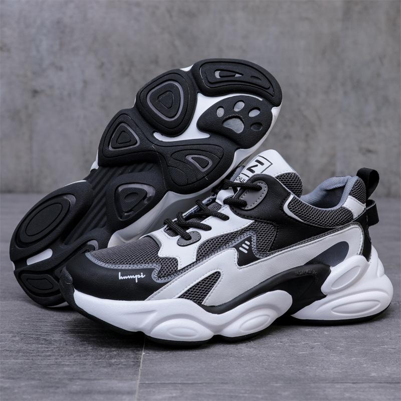 Leather Daddy Shoes Men's Shoes Summer Breathable Running Shoes  New Trend Men's Casual Sports Mesh Shoes