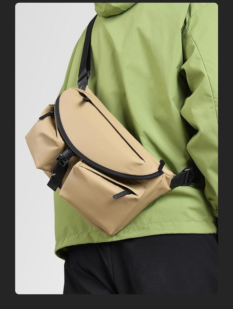 Herren Umhängetasche mit großer Kapazität für alle vier Jahreszeiten und mehreren Taschen für Outdoor-Reisen