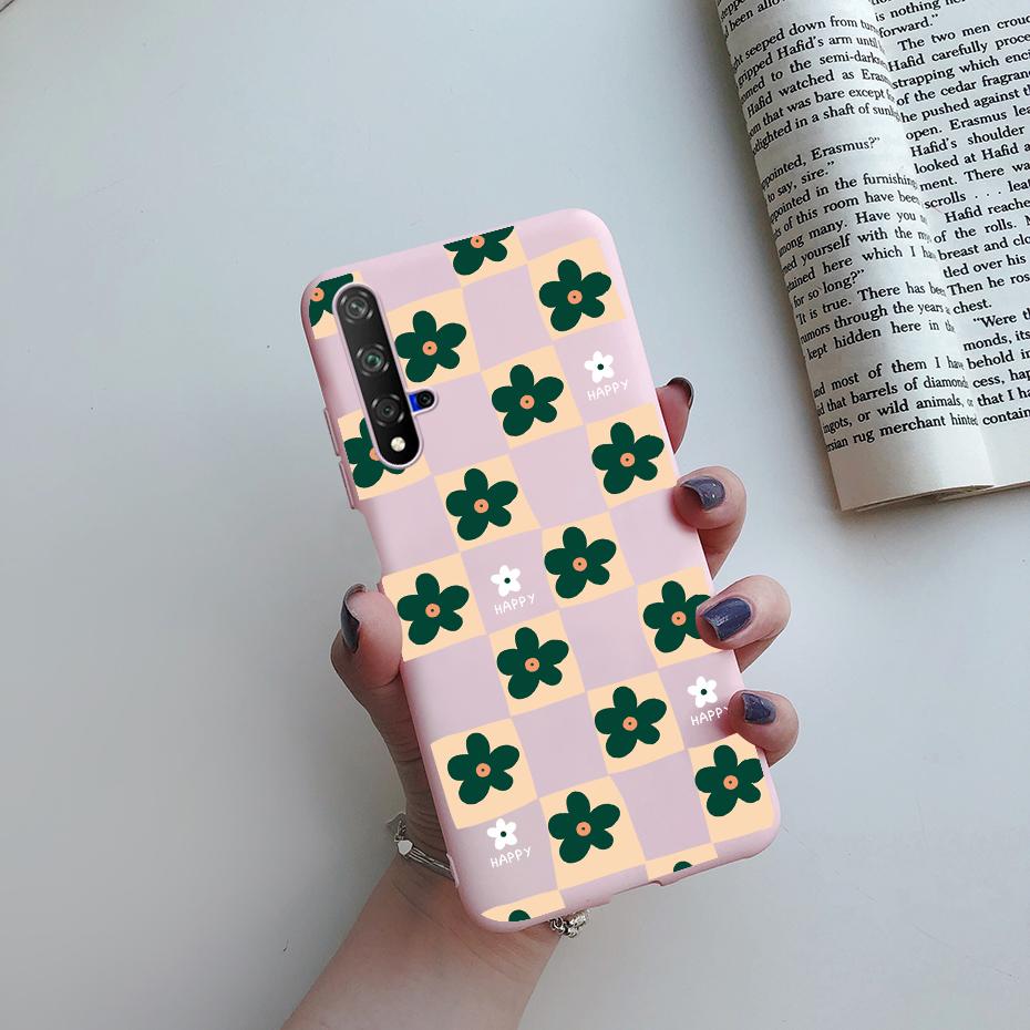 For Honor 20 Case For Honor 20 Pro YAL-AL10 Cover Cute Cat Cartoon Painted Phone Case For Honor20 20Pro YAL-L21 Soft Bumper Capa