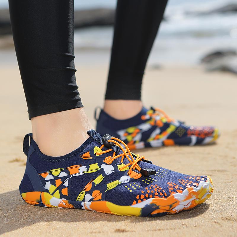 Quick Dry Beach Aqua Sneakers Men Women Breathable Lightweight Water Sports Shoes Non-slip for Outdoor Wading Surfing Diving