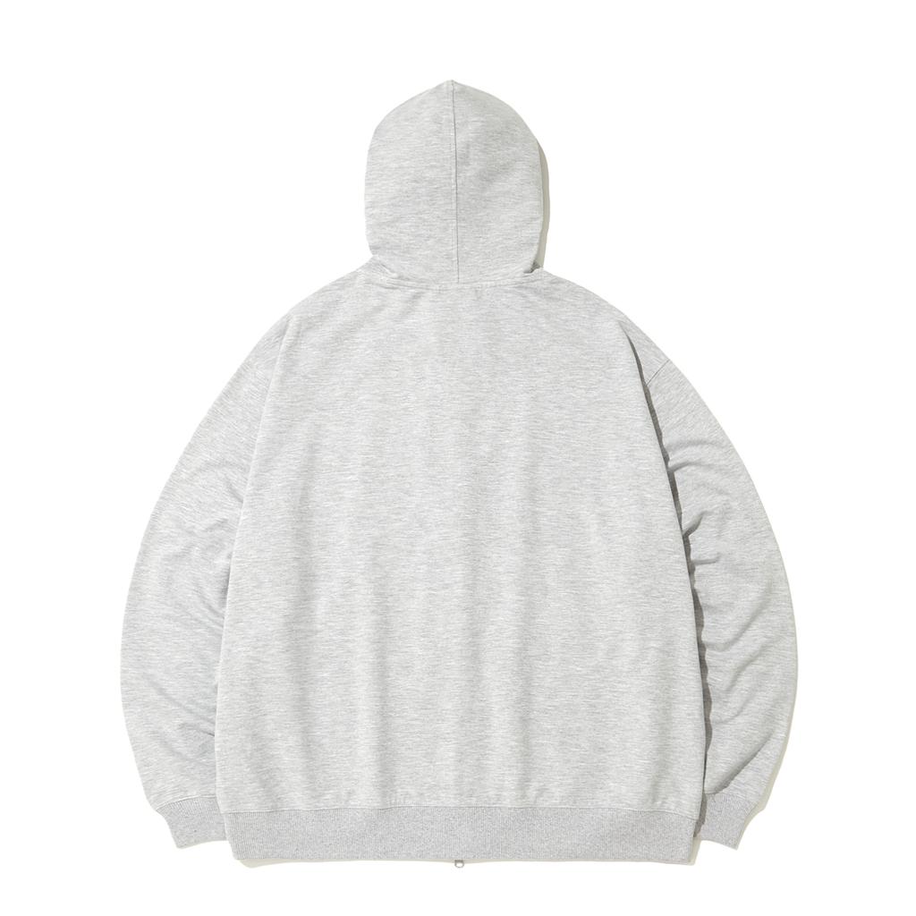 Intercrew Kitsch Hooded Zip-Up Cardigan M Grey Itz3Dh01Amg