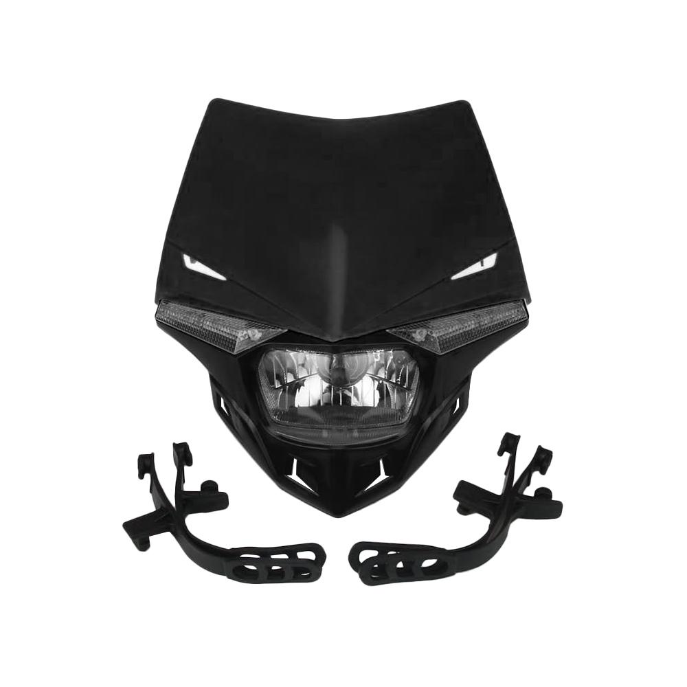 Motorcycle LED Headlight Headlamp Head Light Supermoto Fairing for KX KXF CR CRF Dirt Bike Enduro LED Headlight
