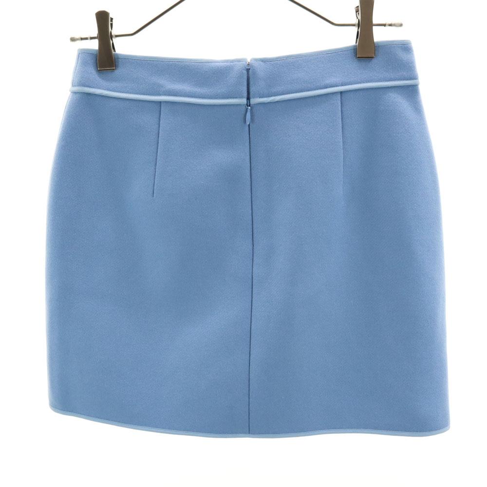 unused N°21 wool blend Mini skirt 38 Blue purple Women Used
