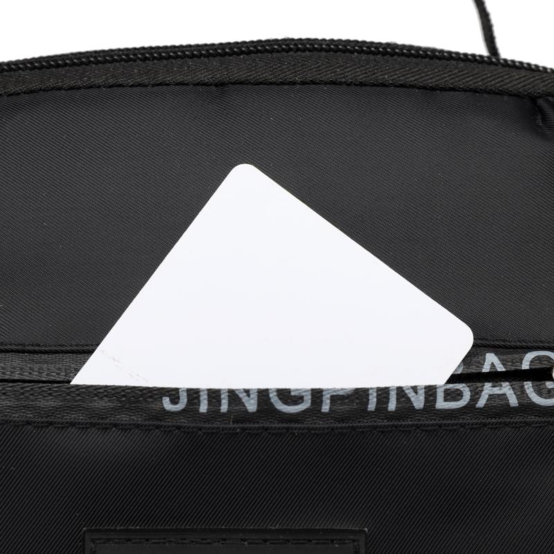 Borsa a Spalla Quadrata Sportiva da Uomo - Borsa a Tracolla Resistente a Lati Morbidi Stile College con Tasche Multifunzionali
