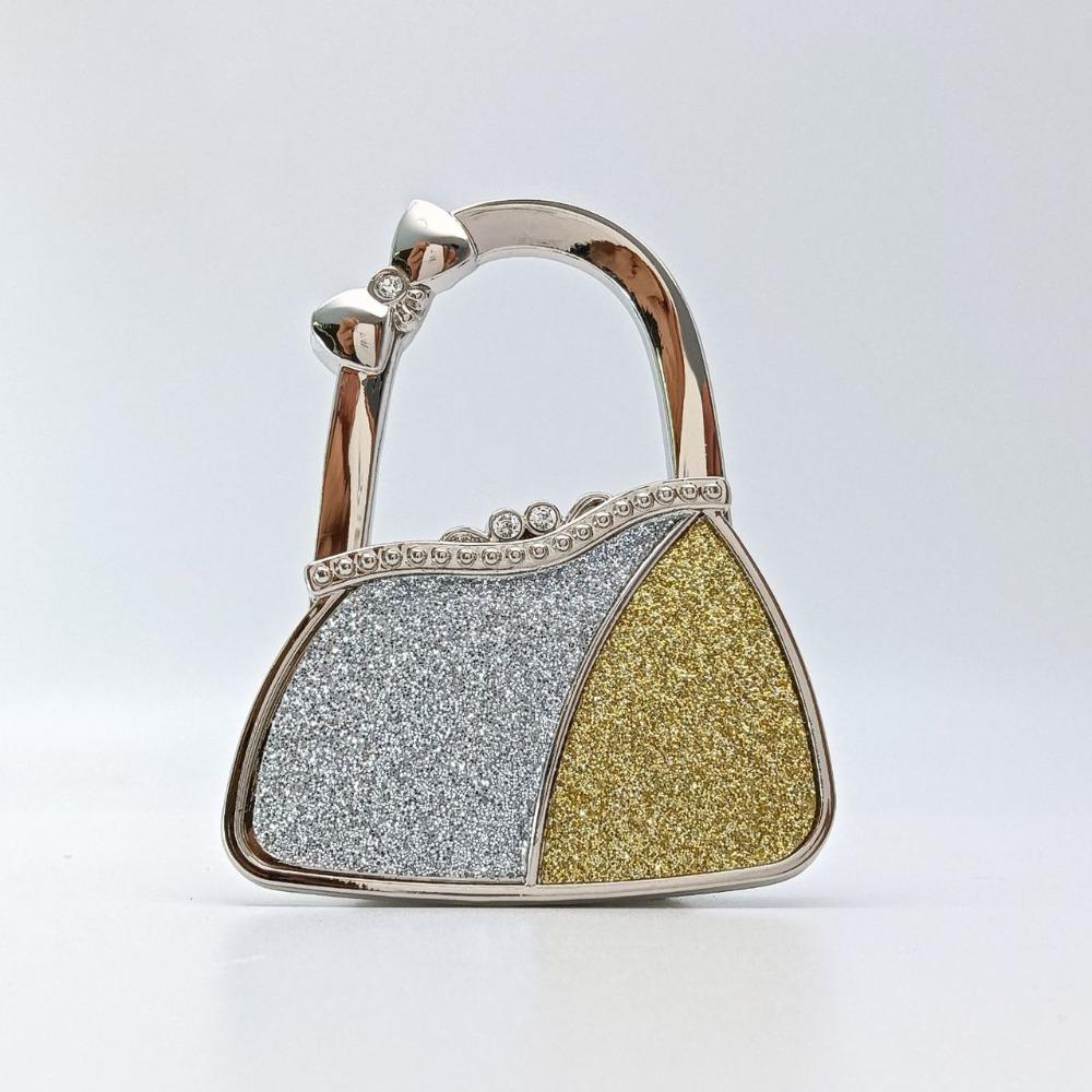 Pretty Foldable Purse Hook for Women Creative Durable Table Hanger Portable Handbag Hook for Table
