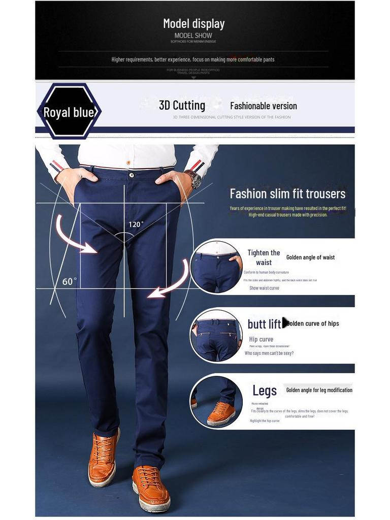 Stylish Korean Men's Spring & Autumn Casual Trousers