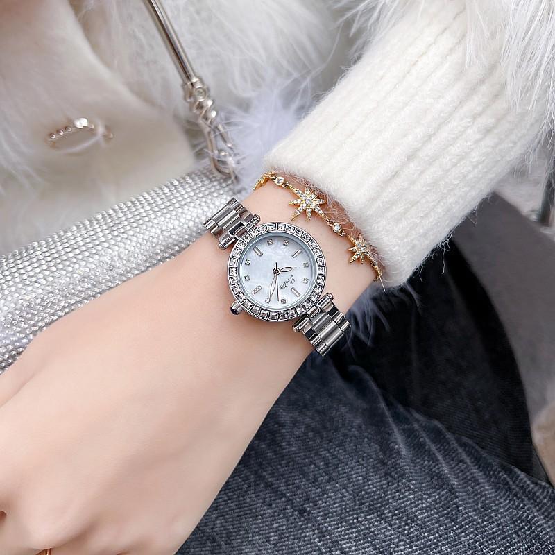 Fashion Women'S Watch Steel Belt Simple Wind Temperament Personalized Quartz Watch Trend Casual