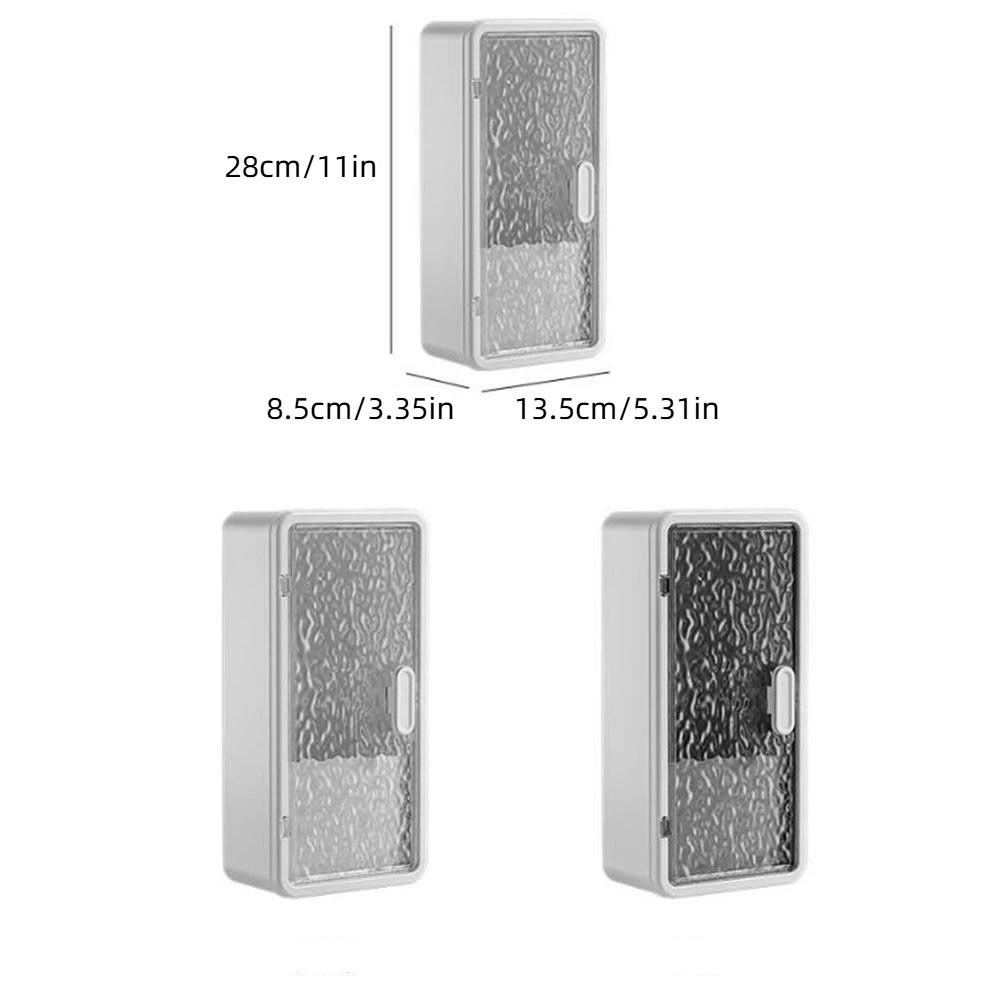 Punching-free Toothbrush Storage Box Multi-functional Bathroom Storage Rack Bathroom