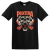 Pantera Skull Rock Metal Music T Shirt Vintage Graphic Tee W/ Flag Hands