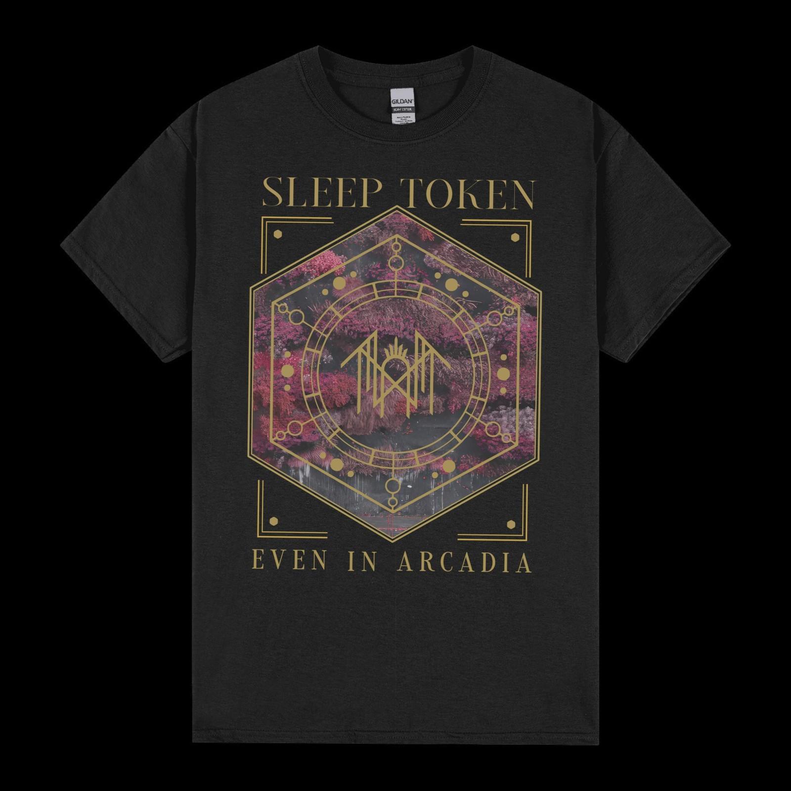 Vintage Take Me Back To Eden Natural Trendy Sleep Token Graphic Unisex T-Shirt S разноцветный