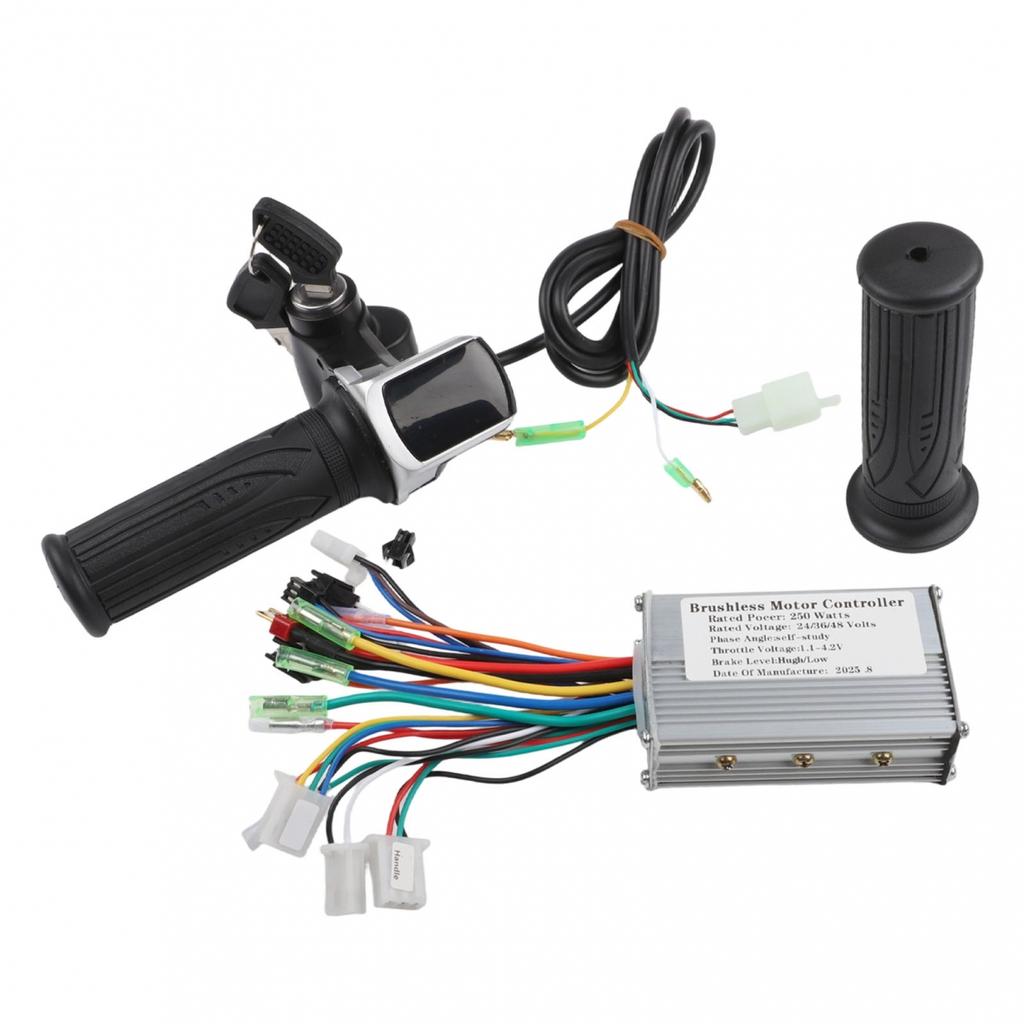 Hochleistungs-E-Bike Bürstenloser Controller mit LCD-Gasgriff Lenker-Kit