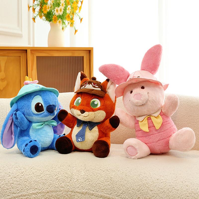 Piglet Donald Duck Stitch Nick Wilde Plush Toy With Pp Cotton Filling For Collectors And Kids