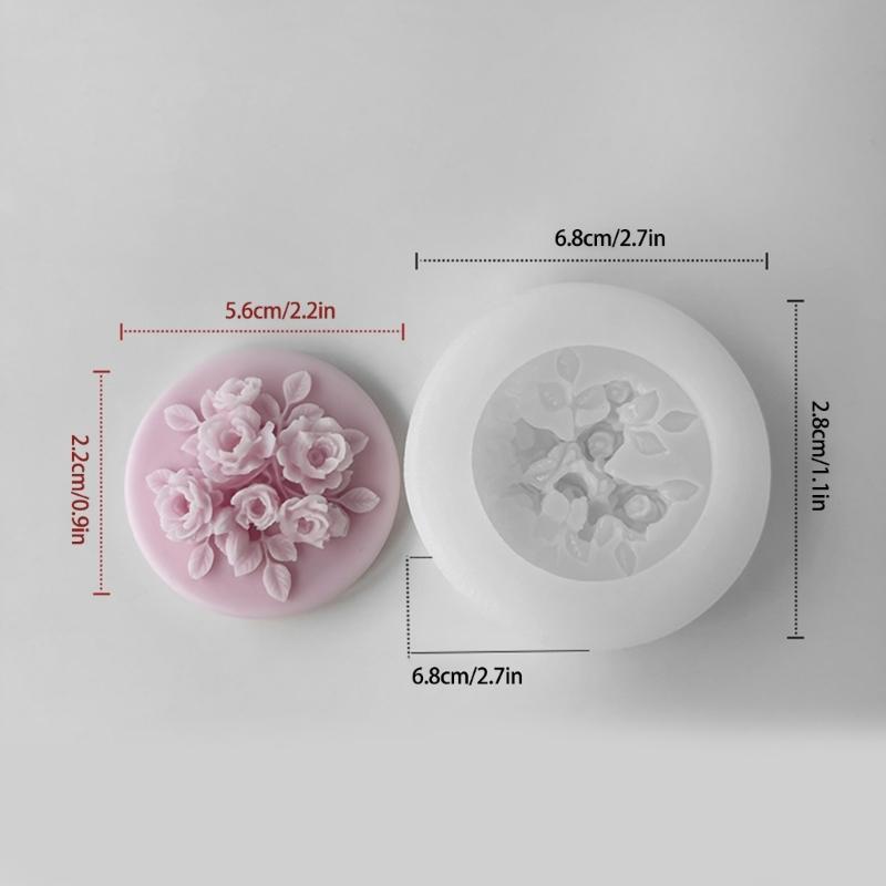 Flower Storage Jar Mould Jewelry Organizer Silicone Mold Concrete Plaster Storage Box Molds for Organizing Enthusiasts
