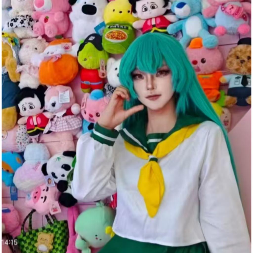Hanabishi Haruka Cosplay Costume Wig Araga Kiwi Hiiragi Utena Anime Gushing Over Magical Girls JK Sailor Uniform Mahou Shoujo