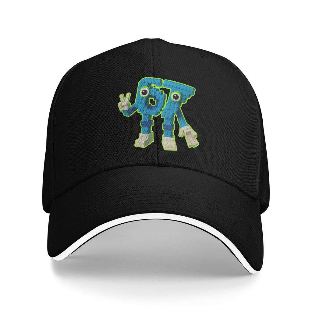 67 Meme Character Brainrot Casual Baseball Cap Summer Trucker Hat High Quality Outdoor Sports Hip Hop Hats Unisex Baseball Caps
