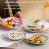 3Pcs Creative Plastic Fruit Plate, Snack Plate, Vegetable Plate, Bone Spitting Plate Snack Plate Nut Plate Dessert Plate
