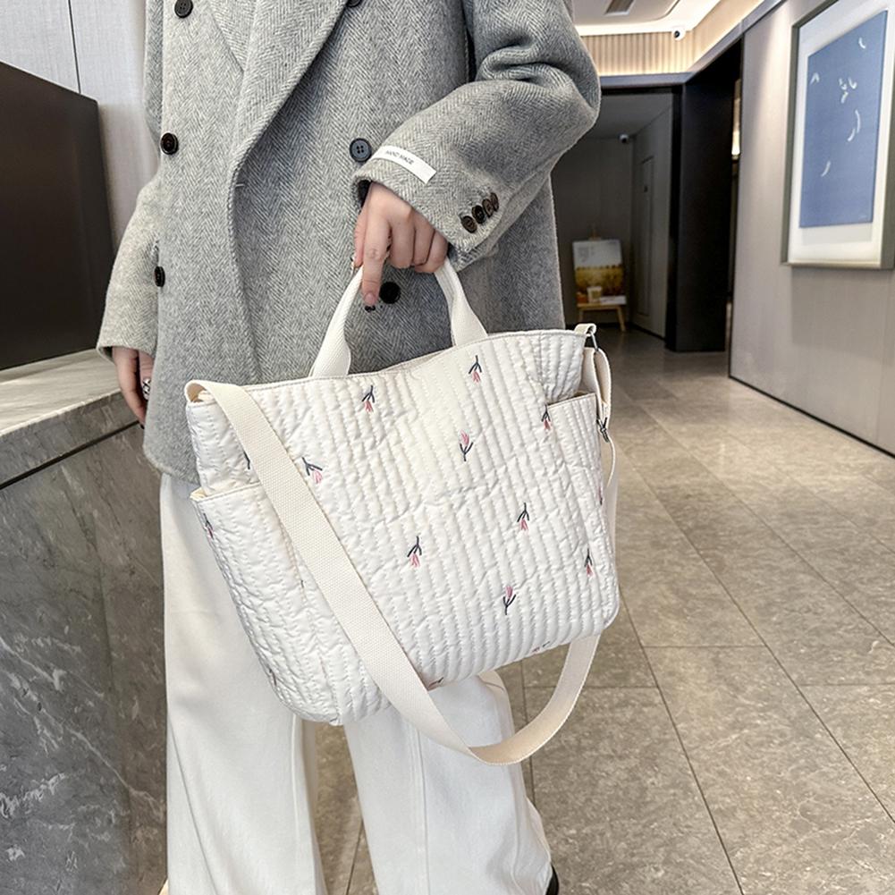 

Women Baby Diaper Crossbody Bag Large Capacity Cartoon Nursing Bag Adjustable Strap Mommy Tote Handbag Female Outdoor Daily Bag тюльпан