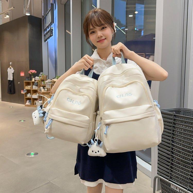 Schoolbag1011 new female ins Japanese large-capacity schoolbag junior high school high school students college students lightweight versatile backpack