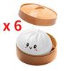 Colorful Dumpling Squishes Stress Balls Reusable Low Rebound Decompression Playthings Soft Dough Ball Distinctive Home Decor for Adults Kid
