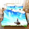 Anime Violet Evergarden Comfortable Duvet Quilt Cover Pillowcase Bedding Set Children Bedroom Decoration Home Textile