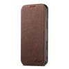 SUTENI J06 For iPhone 16 Pro Case Litchi Texture Leather Wallet Phone Shell Compatible with MagSafe